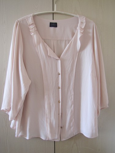 Seidenbluse gr 46 - s, 46/48