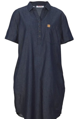 Damen jeans kleid dunkel - dunkel, blau