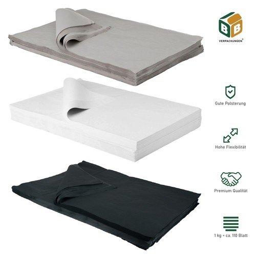 Packseide sorten weiß - packseide, 6