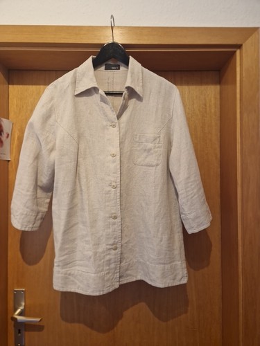 Leinenbluse creme gr 42 - creme,, gr.42