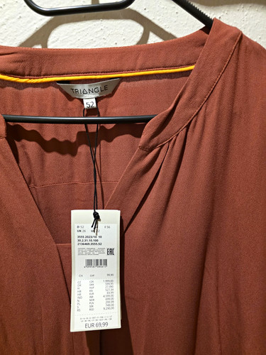 Triangle damen basic bluse - triangle,