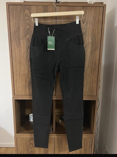 Damen jeggings schwarz - damen, v-bund