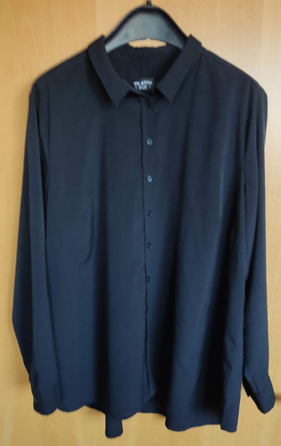 Schwarze hemdbluse 48 - gr.,