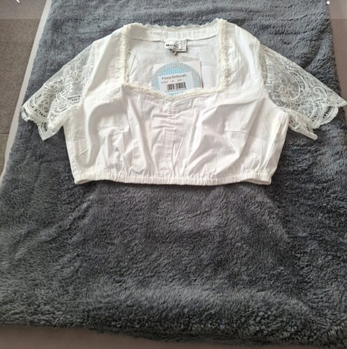Dirndlbluse marjo weiss - dirndlbluse,