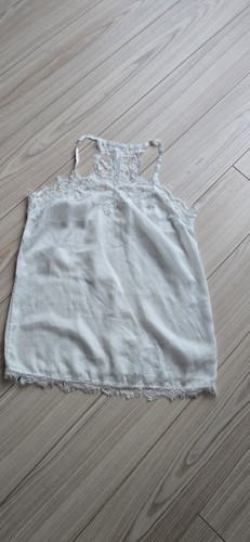 Damentop spitzentop weiss - spitzentop,