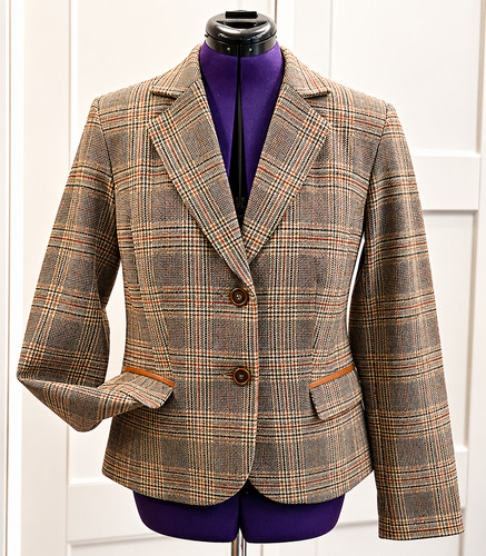 Damen blazer sakko - damen, glencheck