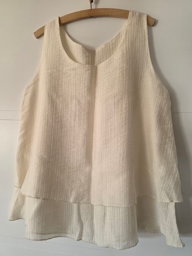 Damen volant top hängerchen - top,