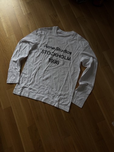 Acne studios longsleeve - longsleeve, weiß