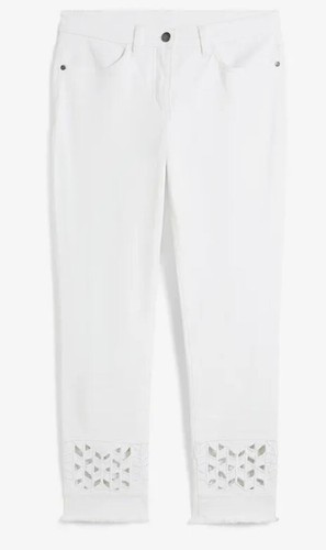 Damen jeans weiß stretch - weiß, slim