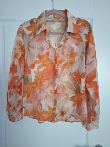 Bluse chiffon floral - 38,
