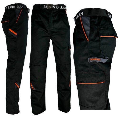 Arbeitshose hose schwarz grau - schwarz,