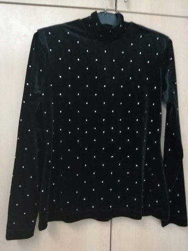 Damen schwarzes langarmshirt - schwarzes,