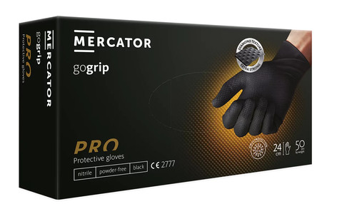 Mercator gogrip schwarz nitril - schwarz,