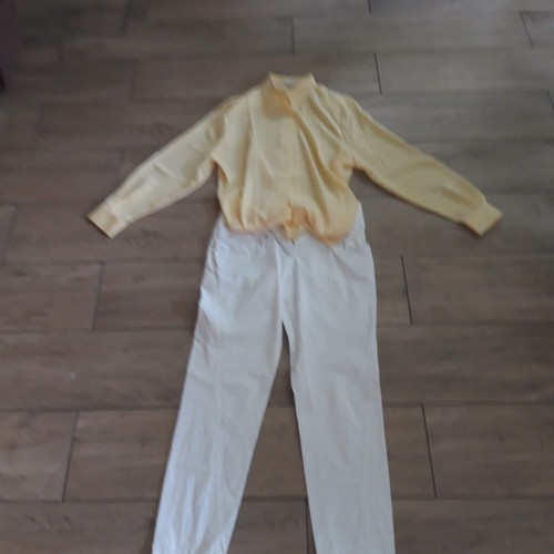 Bluse gelb 42 - bluse, gr.