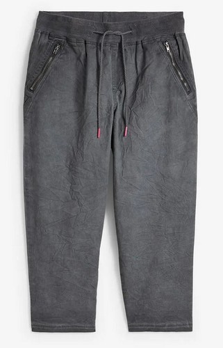 Damen strech capri hose - damen, grau