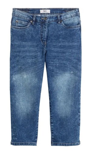 Damen strech jeans capri - damen,