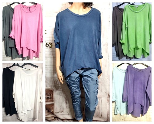 Damen langarm shirt vokuhila - langarm,