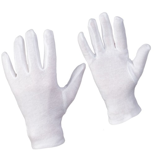Weiße baumwollhandschuhe - weiße,