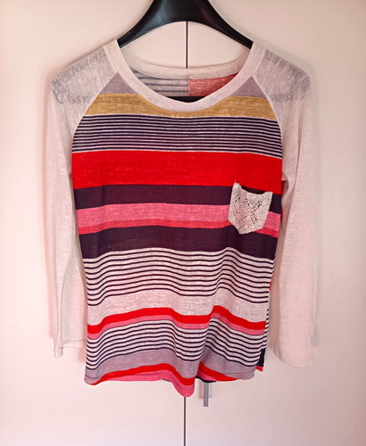 Damen shirt basic mehrfarbig - t-shirt,